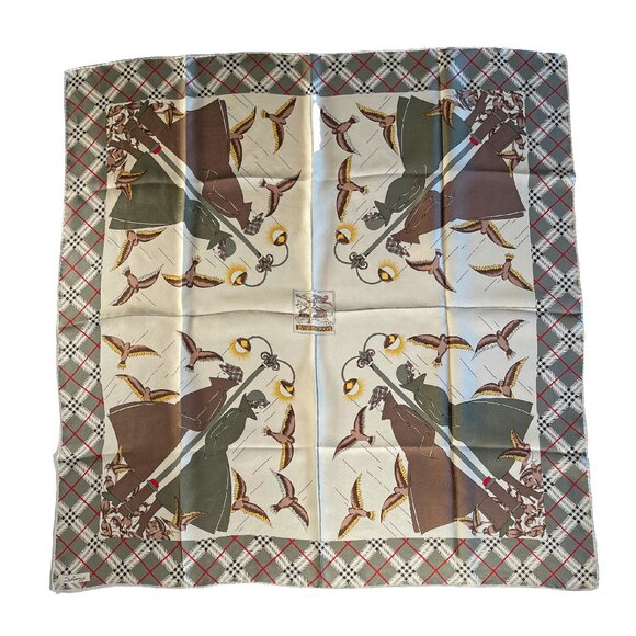 Vintage Burberrys Silk Scarf - Picture 1 of 15
